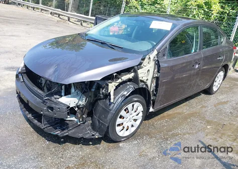 2014 Nissan Sentra S/Sv/Sr/Sl z USA, uszkodzony, nr VIN 3N1AB7AP2EL683092